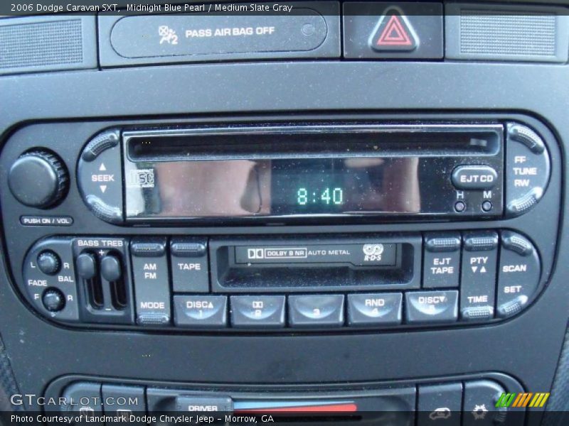 Midnight Blue Pearl / Medium Slate Gray 2006 Dodge Caravan SXT