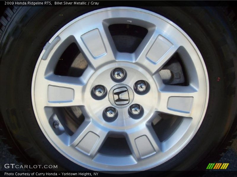 Billet Silver Metallic / Gray 2009 Honda Ridgeline RTS