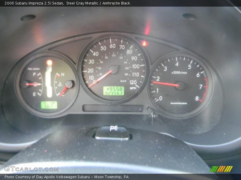 Steel Gray Metallic / Anthracite Black 2006 Subaru Impreza 2.5i Sedan