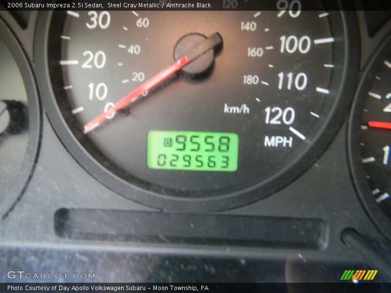 Steel Gray Metallic / Anthracite Black 2006 Subaru Impreza 2.5i Sedan