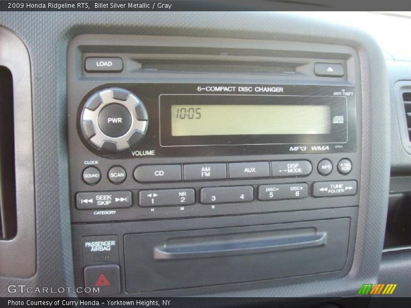 Billet Silver Metallic / Gray 2009 Honda Ridgeline RTS