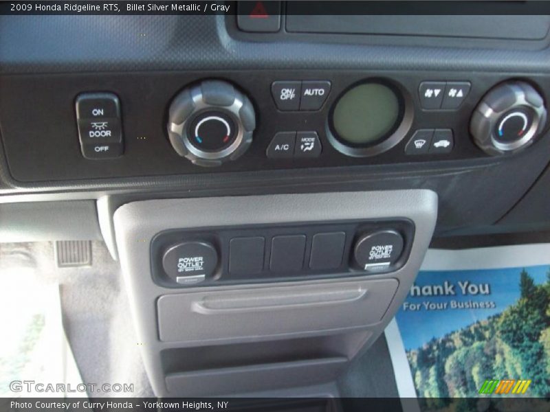 Billet Silver Metallic / Gray 2009 Honda Ridgeline RTS