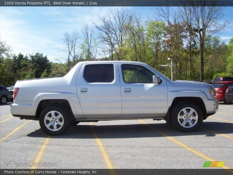 Billet Silver Metallic / Gray 2009 Honda Ridgeline RTS