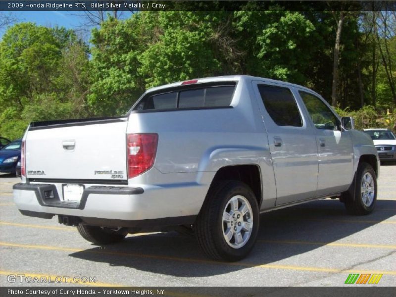 Billet Silver Metallic / Gray 2009 Honda Ridgeline RTS