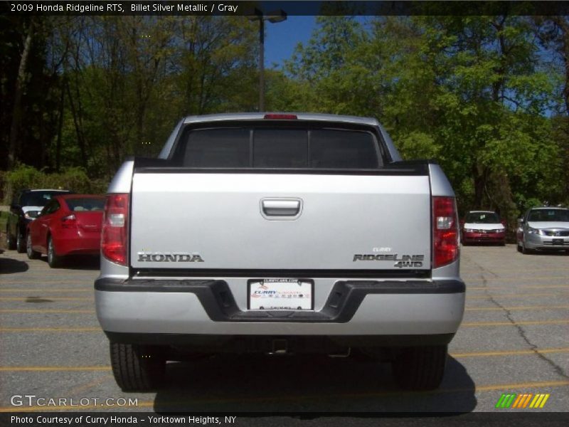 Billet Silver Metallic / Gray 2009 Honda Ridgeline RTS