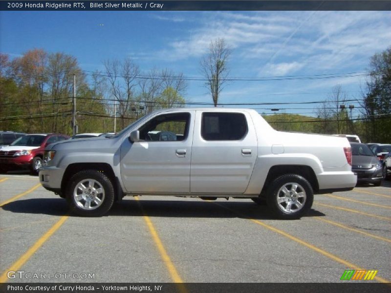 Billet Silver Metallic / Gray 2009 Honda Ridgeline RTS