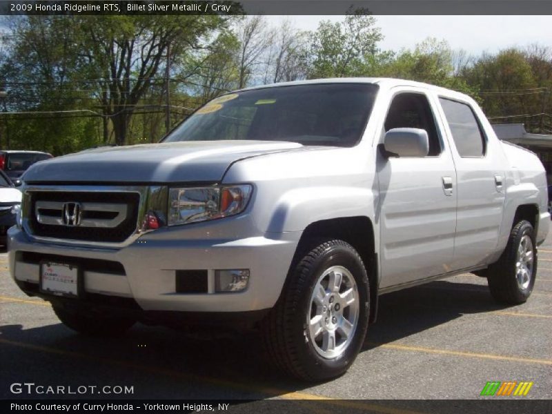 Billet Silver Metallic / Gray 2009 Honda Ridgeline RTS