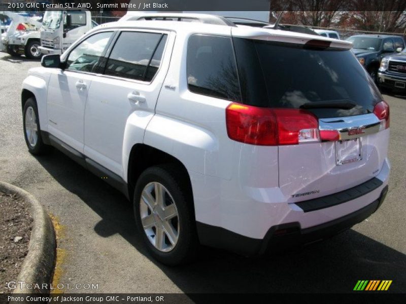 Summit White / Jet Black 2010 GMC Terrain SLT AWD