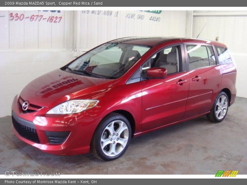 Copper Red Mica / Sand 2009 Mazda MAZDA5 Sport