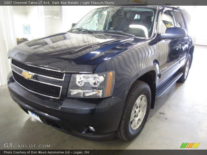 Dark Blue Metallic / Light Titanium/Ebony 2007 Chevrolet Tahoe LT 4x4