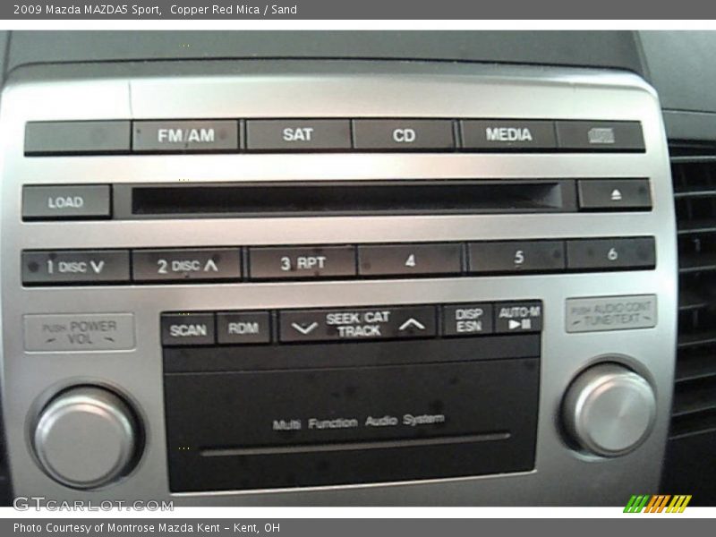 Copper Red Mica / Sand 2009 Mazda MAZDA5 Sport