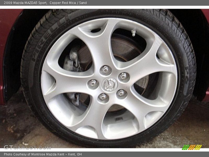 Copper Red Mica / Sand 2009 Mazda MAZDA5 Sport