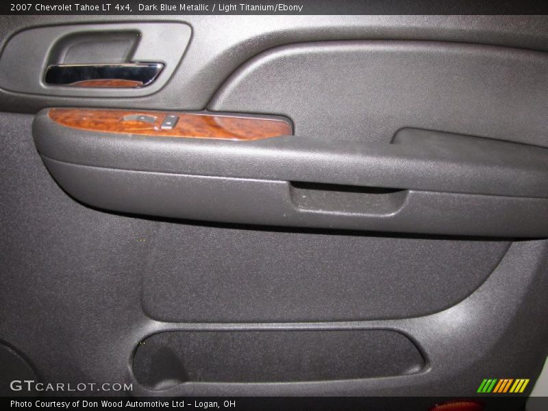 Dark Blue Metallic / Light Titanium/Ebony 2007 Chevrolet Tahoe LT 4x4