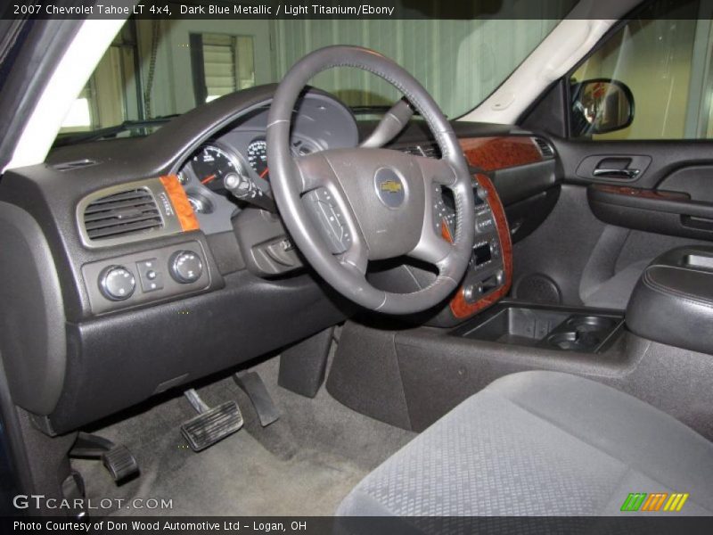 Dark Blue Metallic / Light Titanium/Ebony 2007 Chevrolet Tahoe LT 4x4