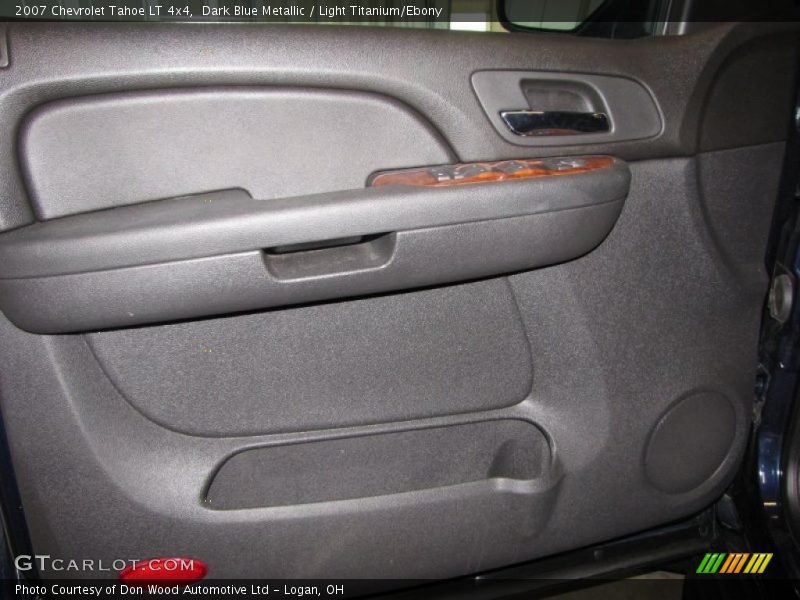 Dark Blue Metallic / Light Titanium/Ebony 2007 Chevrolet Tahoe LT 4x4