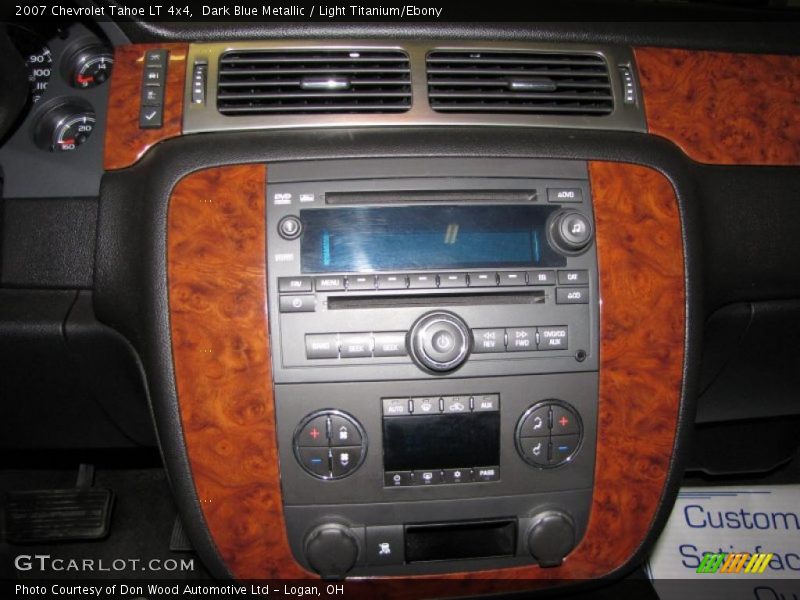 Dark Blue Metallic / Light Titanium/Ebony 2007 Chevrolet Tahoe LT 4x4