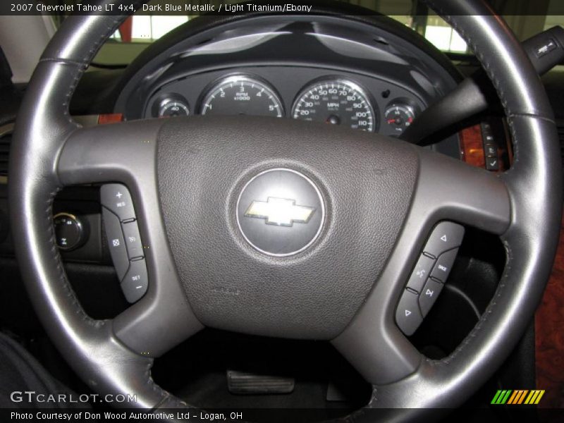 Dark Blue Metallic / Light Titanium/Ebony 2007 Chevrolet Tahoe LT 4x4