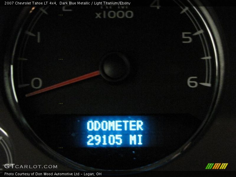 Dark Blue Metallic / Light Titanium/Ebony 2007 Chevrolet Tahoe LT 4x4