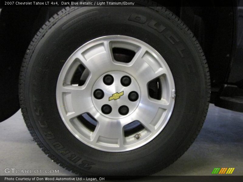 Dark Blue Metallic / Light Titanium/Ebony 2007 Chevrolet Tahoe LT 4x4
