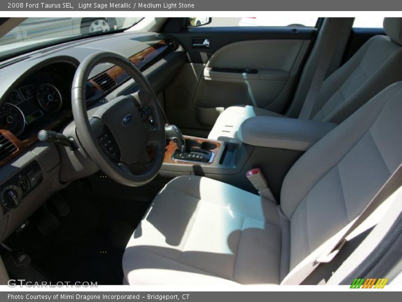 Light Sage Metallic / Medium Light Stone 2008 Ford Taurus SEL
