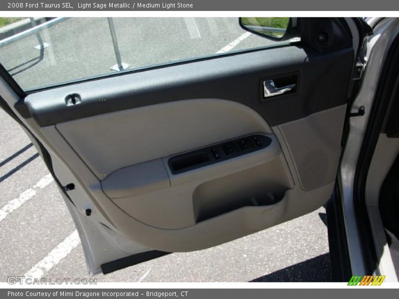 Light Sage Metallic / Medium Light Stone 2008 Ford Taurus SEL