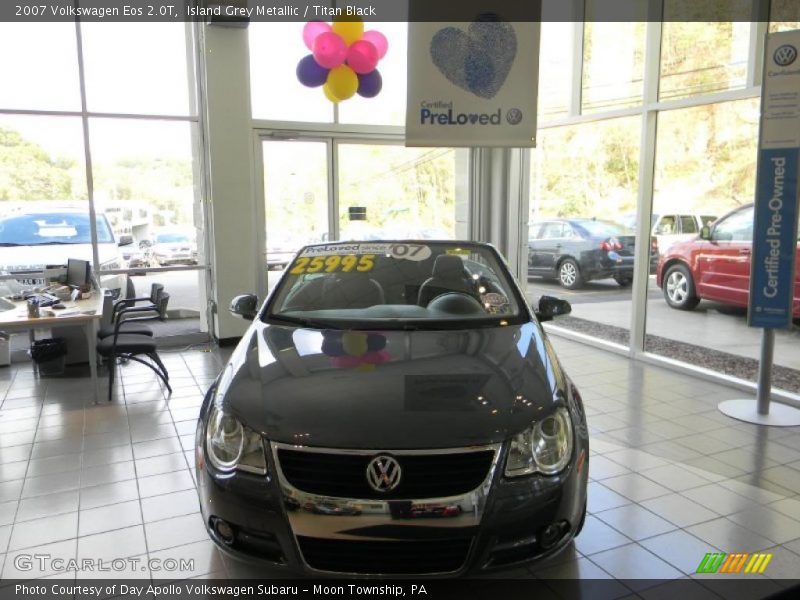 Island Grey Metallic / Titan Black 2007 Volkswagen Eos 2.0T