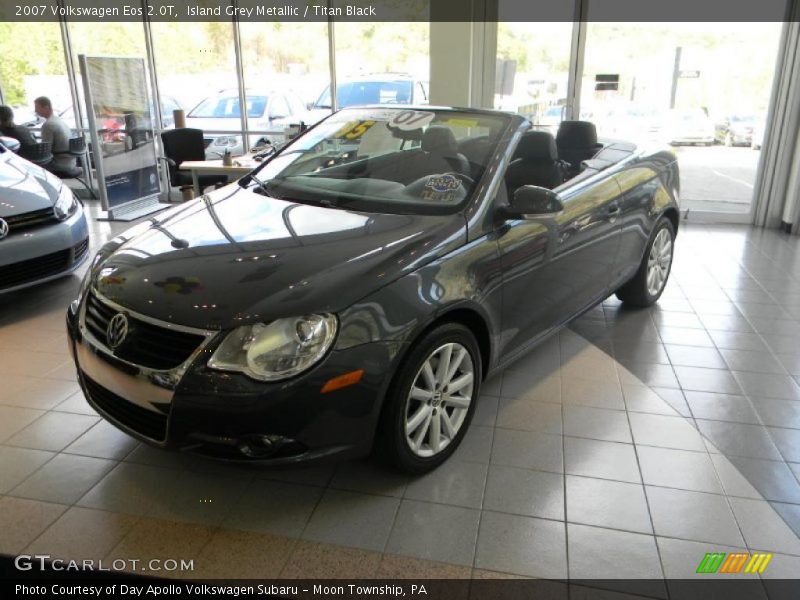 Island Grey Metallic / Titan Black 2007 Volkswagen Eos 2.0T