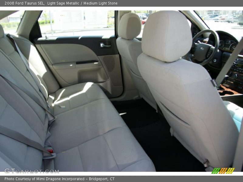 Light Sage Metallic / Medium Light Stone 2008 Ford Taurus SEL