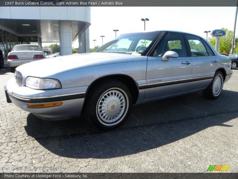 Light Adriatic Blue Pearl / Adriatic Blue 1997 Buick LeSabre Custom