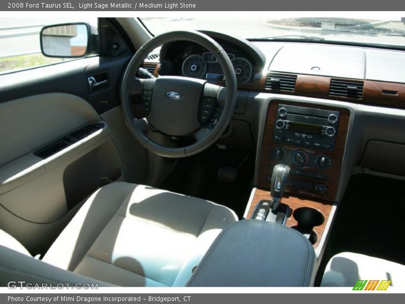 Light Sage Metallic / Medium Light Stone 2008 Ford Taurus SEL