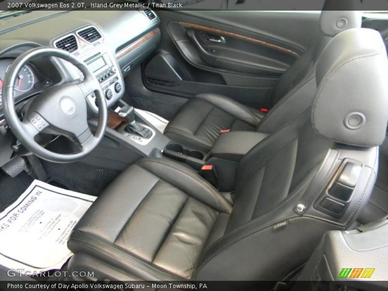 Island Grey Metallic / Titan Black 2007 Volkswagen Eos 2.0T