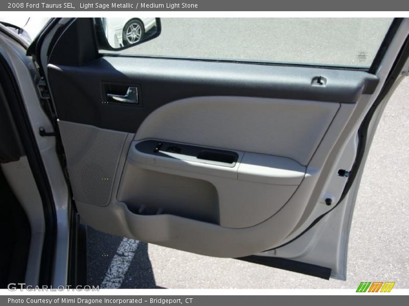 Light Sage Metallic / Medium Light Stone 2008 Ford Taurus SEL
