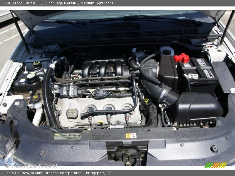 Light Sage Metallic / Medium Light Stone 2008 Ford Taurus SEL