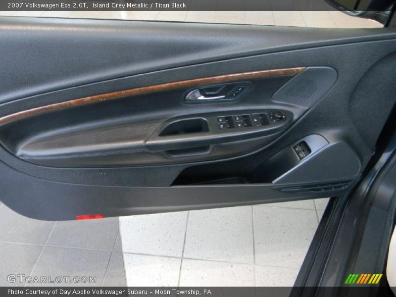 Island Grey Metallic / Titan Black 2007 Volkswagen Eos 2.0T