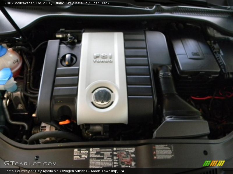 Island Grey Metallic / Titan Black 2007 Volkswagen Eos 2.0T