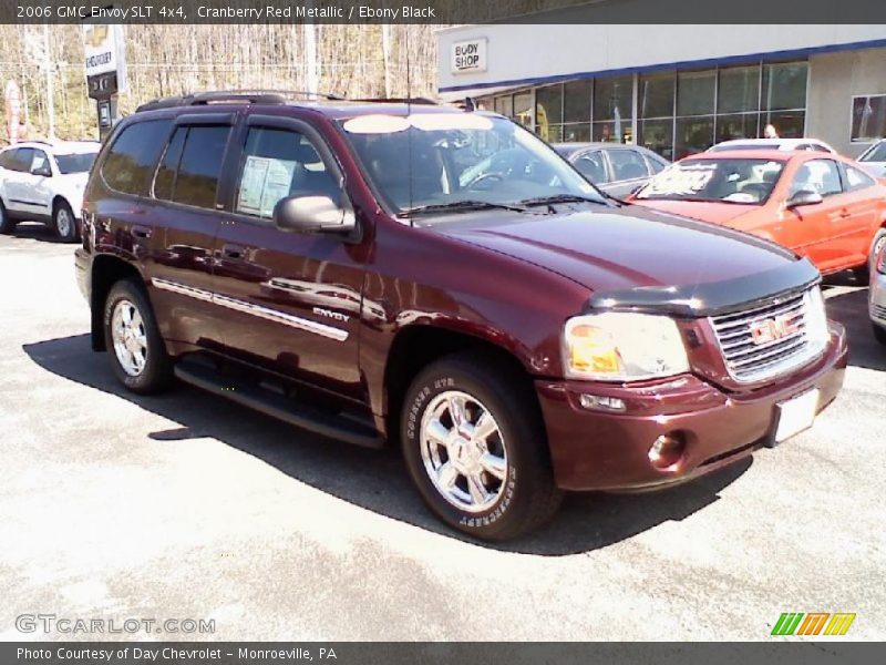 Cranberry Red Metallic / Ebony Black 2006 GMC Envoy SLT 4x4