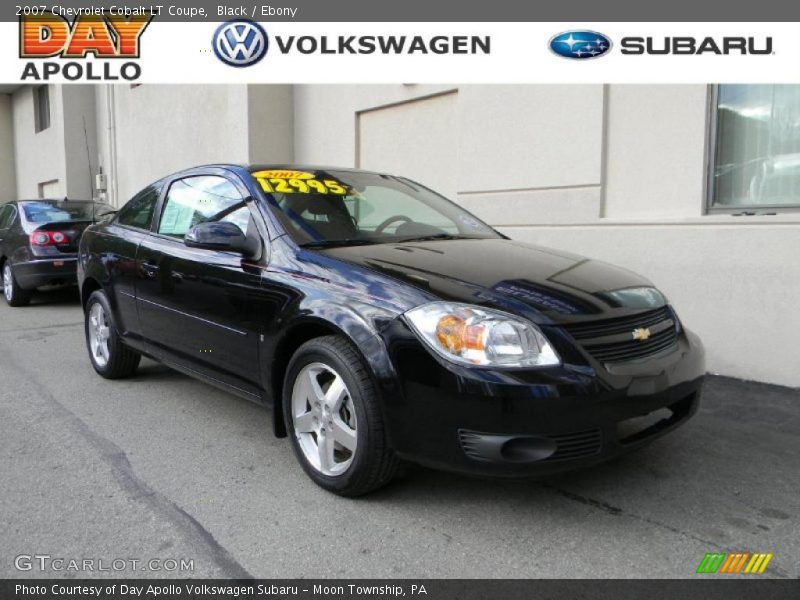 Black / Ebony 2007 Chevrolet Cobalt LT Coupe