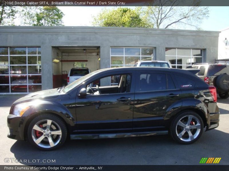 Brilliant Black Crystal Pearl / Dark Slate Gray 2008 Dodge Caliber SRT4