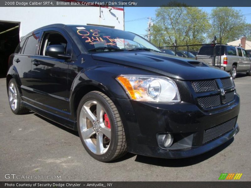 Brilliant Black Crystal Pearl / Dark Slate Gray 2008 Dodge Caliber SRT4