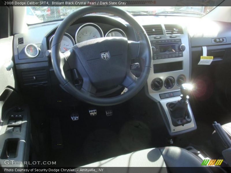Brilliant Black Crystal Pearl / Dark Slate Gray 2008 Dodge Caliber SRT4