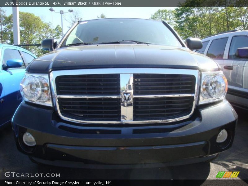 Brilliant Black / Khaki Two-Tone 2008 Dodge Durango SLT 4x4