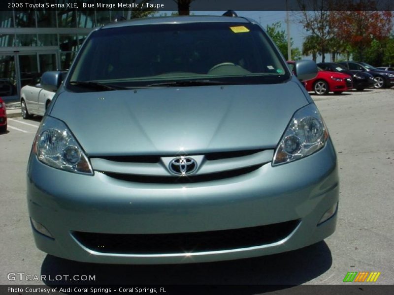 Blue Mirage Metallic / Taupe 2006 Toyota Sienna XLE