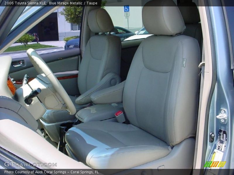 Blue Mirage Metallic / Taupe 2006 Toyota Sienna XLE