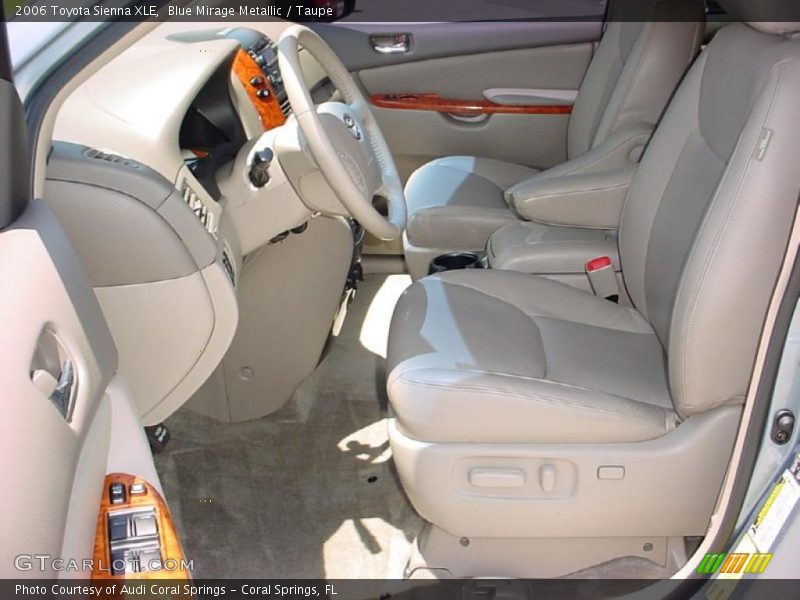 Blue Mirage Metallic / Taupe 2006 Toyota Sienna XLE