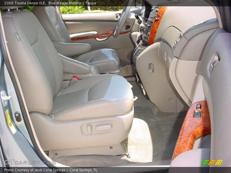 Blue Mirage Metallic / Taupe 2006 Toyota Sienna XLE