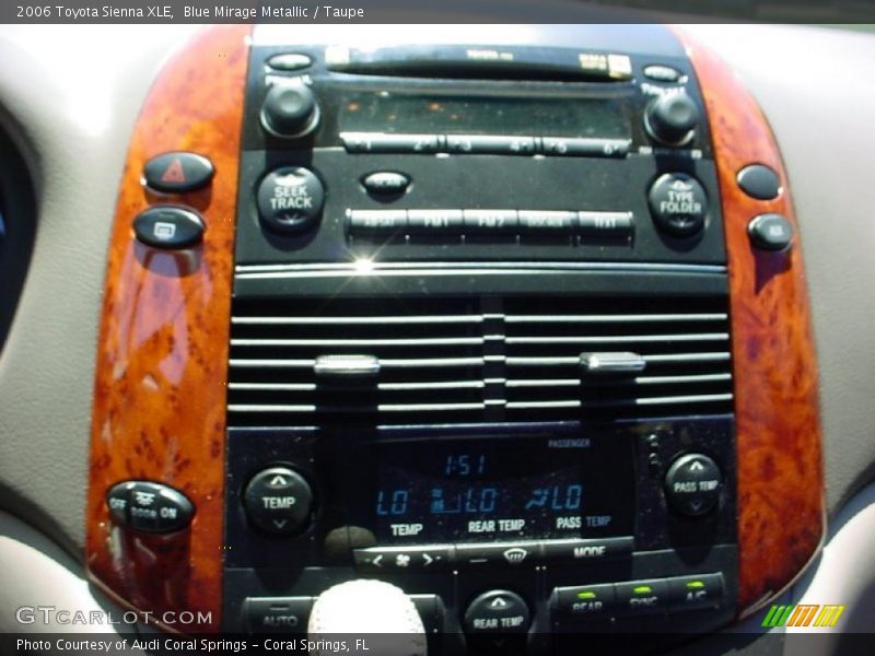 Blue Mirage Metallic / Taupe 2006 Toyota Sienna XLE