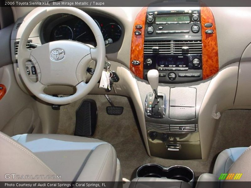 Blue Mirage Metallic / Taupe 2006 Toyota Sienna XLE