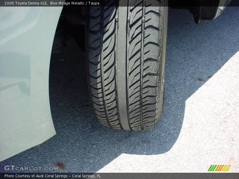 Blue Mirage Metallic / Taupe 2006 Toyota Sienna XLE