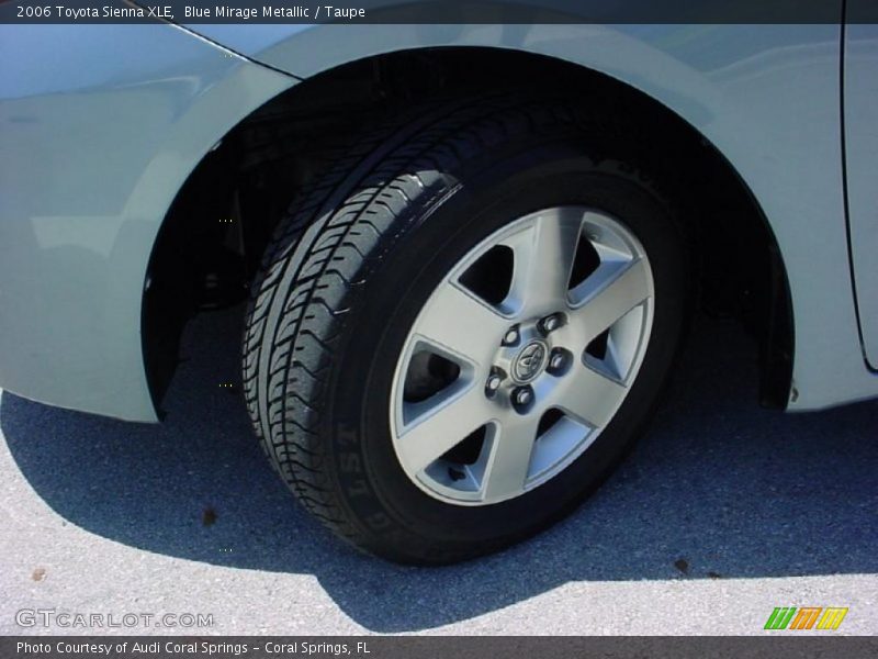 Blue Mirage Metallic / Taupe 2006 Toyota Sienna XLE