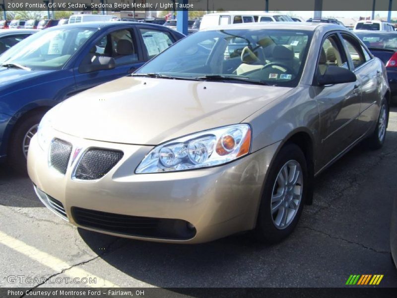 Sedona Beige Metallic / Light Taupe 2006 Pontiac G6 V6 Sedan